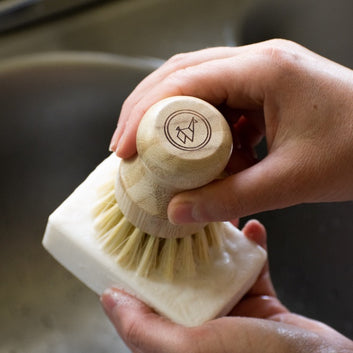 Bamboo Dish Scrub Brush
