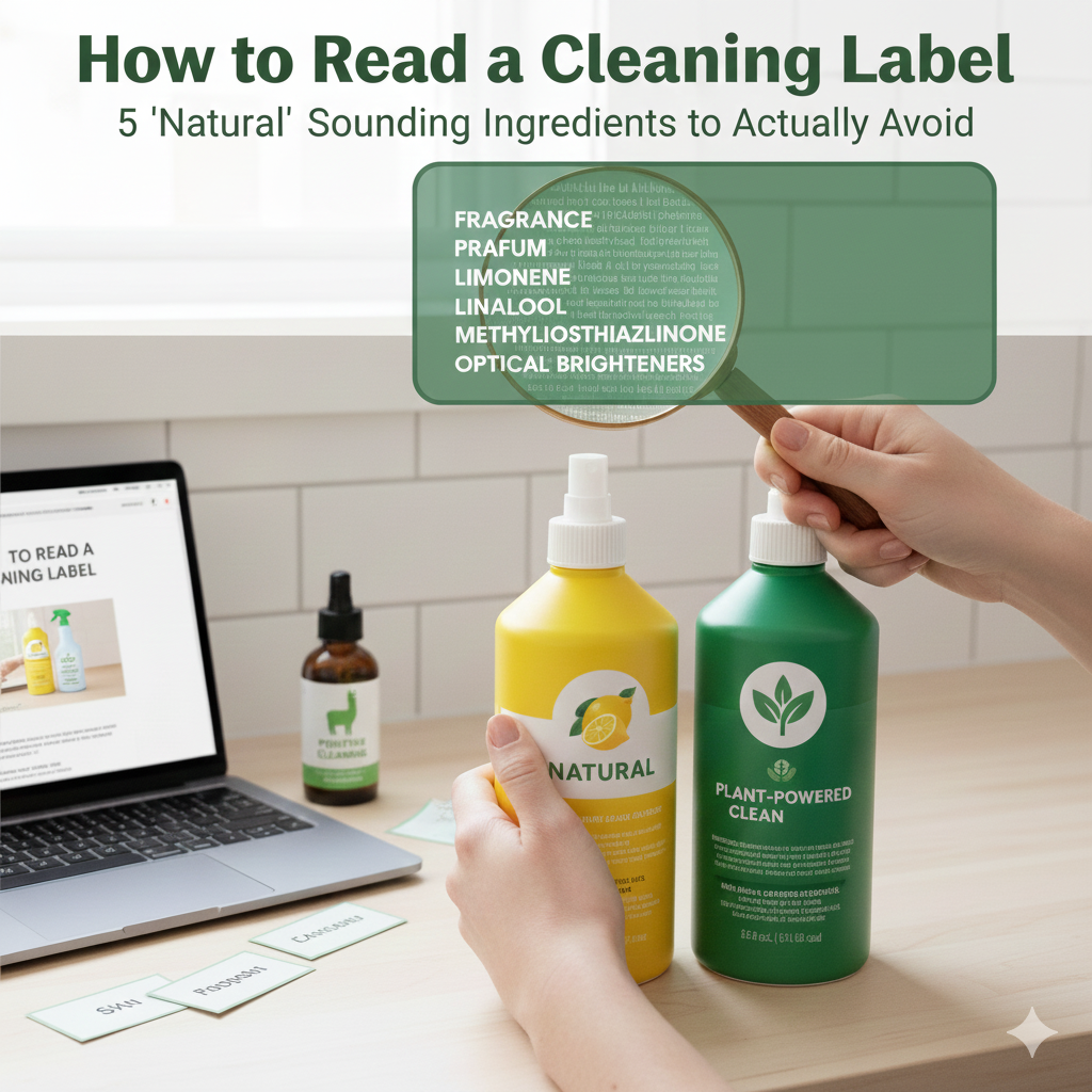 How to Read a Cleaning Label: 5 "Natural" Sounding Ingredients to Actually Avoid