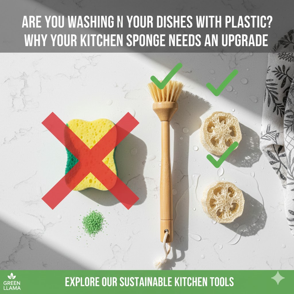 Are You Washing Your Dishes with Plastic? Why Your Kitchen Sponge Needs an Upgrade
