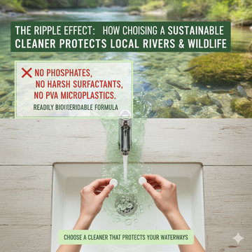 How Choosing a Sustainable Cleaner Protects Local Rivers and Wildlife