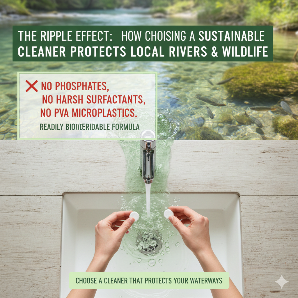 How Choosing a Sustainable Cleaner Protects Local Rivers and Wildlife