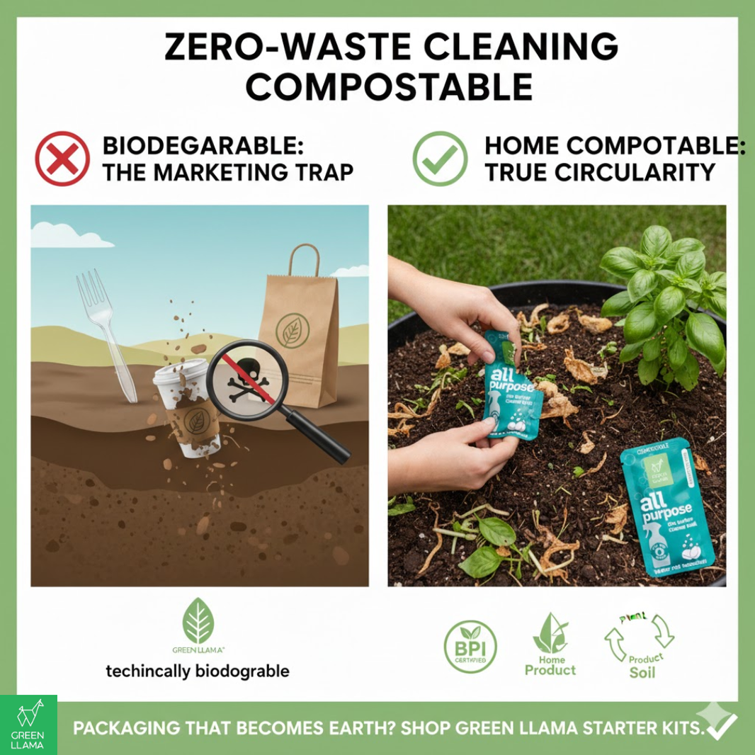 Is Compostable Better Than Biodegradable? The Real Difference – Green Llama