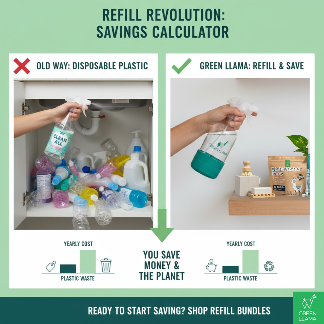 Is Refilling Worth It? A Simple Calculator for Yearly Savings – Green Llama