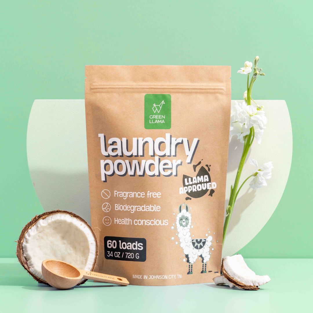 Green Llama Laundry Powder: Purity in Ingredients, Power in Cleaning