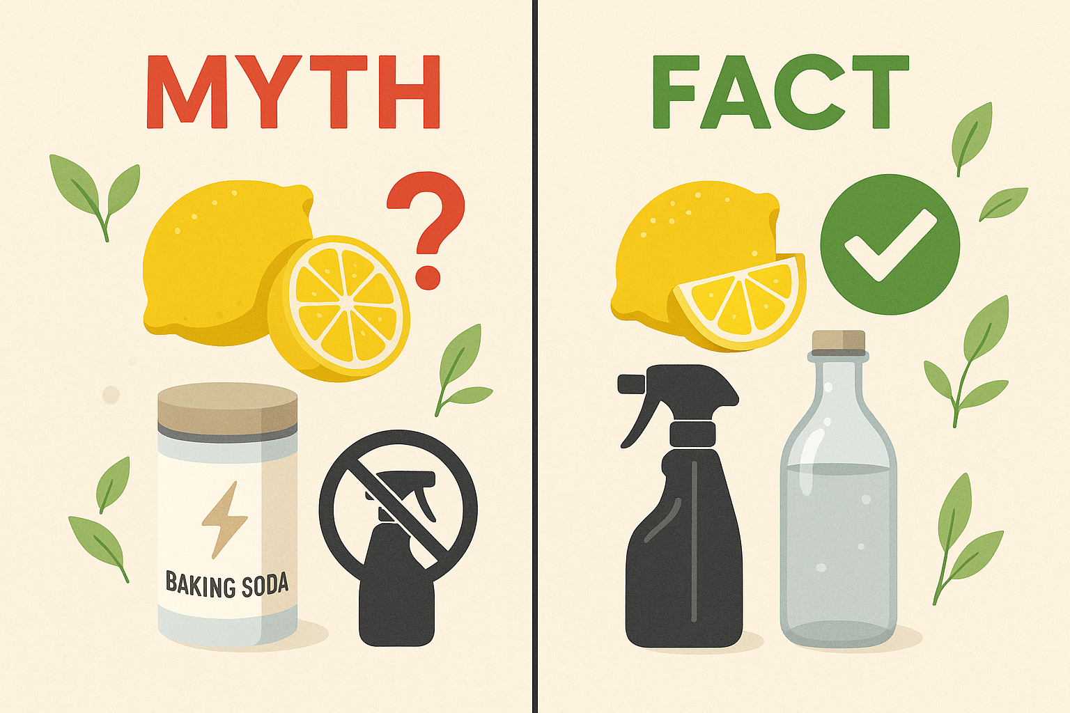 Natural Cleaning Myths Busted: 7 "Hacks" That Don't Work (And What to Do Instead)