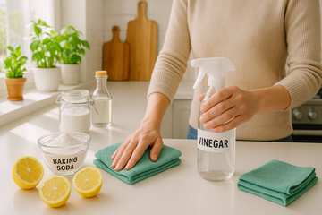 How to Clean Stubborn Kitchen Grease Naturally (Without Harsh Degreasers)