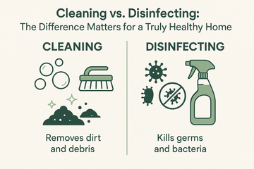 Cleaning vs. Disinfecting: The Difference Matters for a Truly Healthy Home