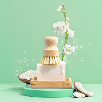 Is Your Sponge Made of Plastic? Why It’s Time to Switch to a Bamboo Brush