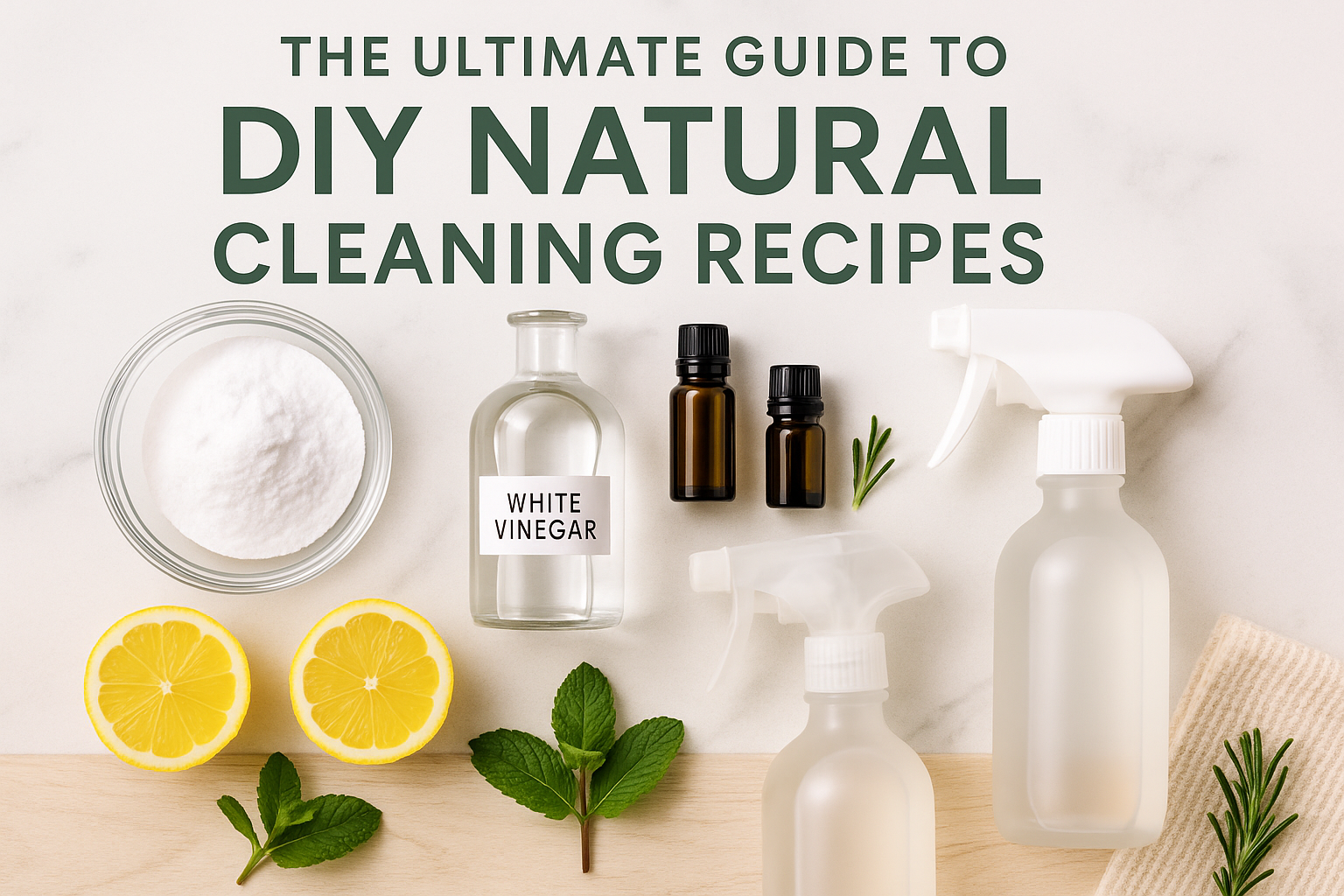 The Ultimate Guide to DIY Natural Cleaning Recipes