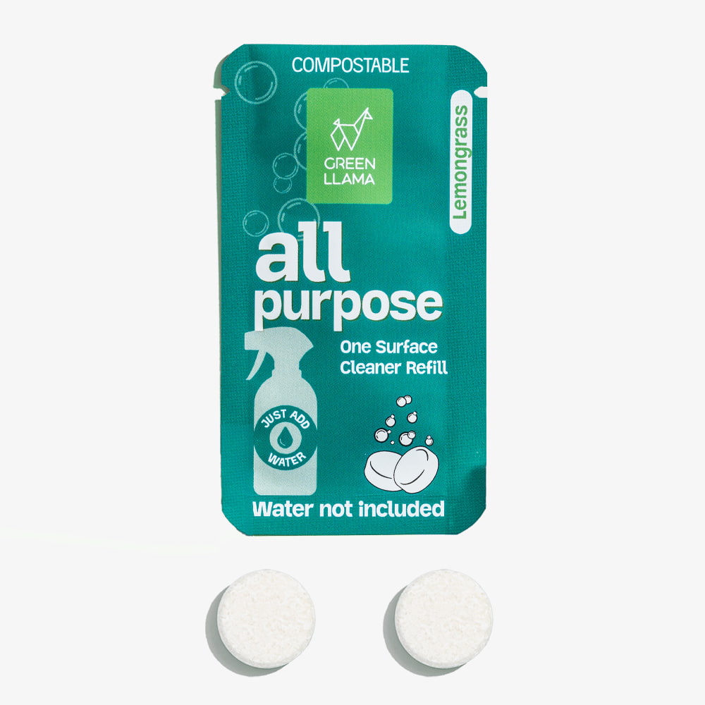 Refillable All-Purpose Cleaning Kit – Lemongrass | Green Llama