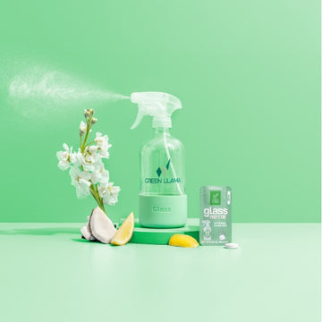 Streak-Free Glass & Mirror Cleaner Kit with Litsea Cubeba Fragrance