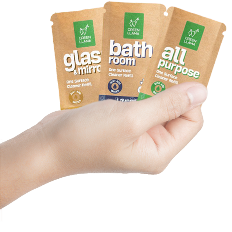 All-Purpose, Glass Cleaner and Bathroom all Eco-friendly and natural