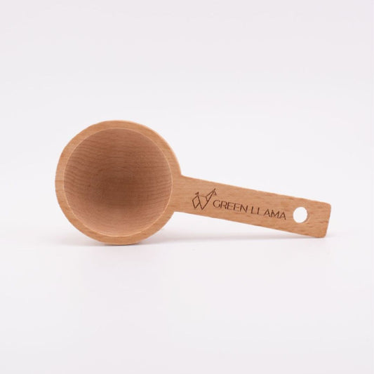 Green Llama - Wooden Laundry Scoop